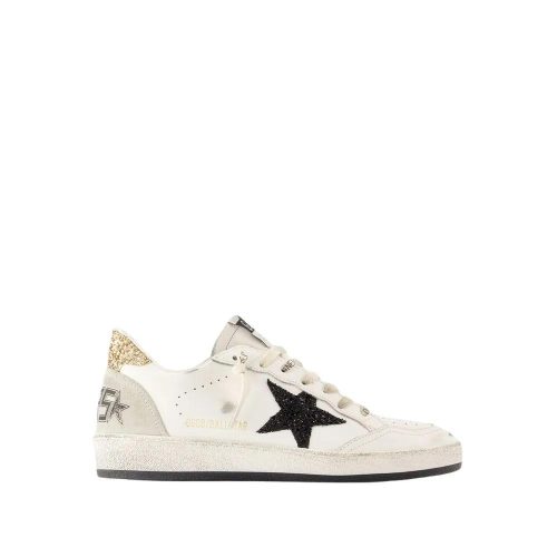 Golden Goose Low-Top Sneakers – Ballstar Sneakers – Leather – White in wit