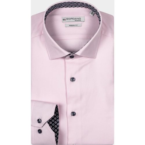 Giordano Casual hemd lange mouw Roze Maggiore, LS Semi Cutaway Bol 427884/51