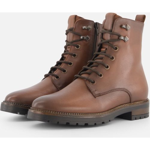 Linea Zeta Linea Zeta Veterboots cognac Leer