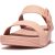 FitFlop Lulu covered-buckle raw-edge leather slides