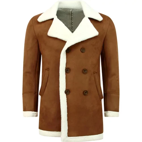 Tony Backer Imitatie bontjas lammy coat lang