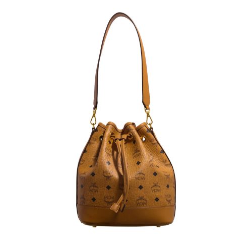 MCM Bucket bags – Dessau Vi Drawstring Med Co in cognac