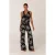 Jansen Amsterdam Funky vp452 jersey printed jumpsuit black/off white