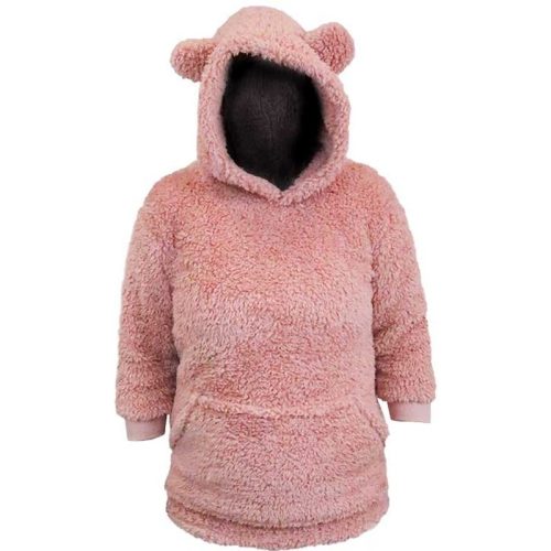 Unique Living hoodie kids pippa old pink -50x70cm