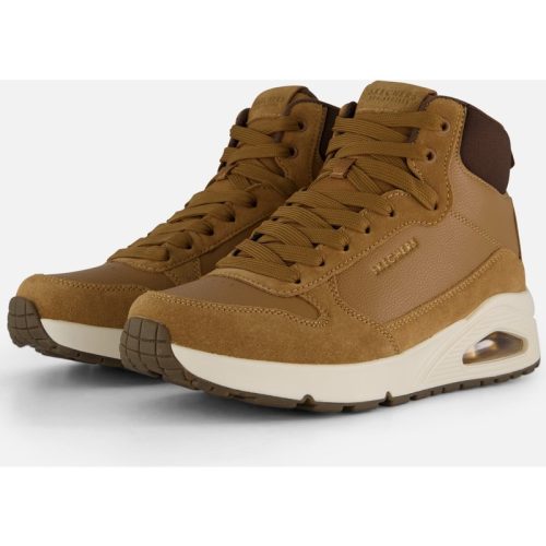 Skechers Skechers Uno Mid Veterschoenen cognac Suede