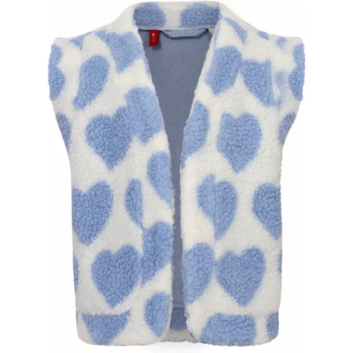 Looxs Revolution Zomer gilet meisjes teddy milkshake