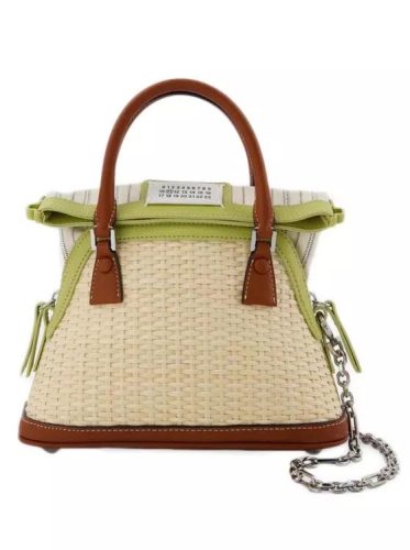 Maison Margiela Shoppers – 5Ac Classique Micro Handbag – Cèdro in beige