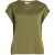 Vila Viellette ss satin top noos army