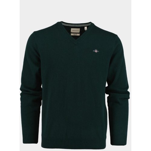 Gant Pullover Groen Superfine Lambswool V-Neck 87212/374