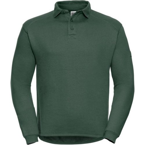 Russell Athletic Heren sweatshirt met kraag voor zwaar gebruik