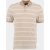 Scotland Blue Polo korte mouw Beige Chase Polo Oxford Stripes 24108CH47SB/820 sand