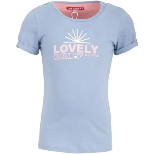 Love Station 22 Meisjes t-shirt gigi light jeans