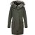 Gentile Bellini Lange parka jas met faux bontkraag