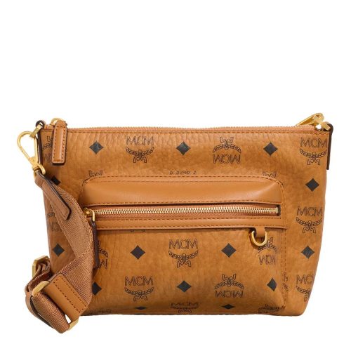 MCM Crossbody bags – Aren Visetos Crossbody Sml Co in bruin