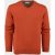 Bos Pullover Oranje Katoenen V-hals 428100CCT/355