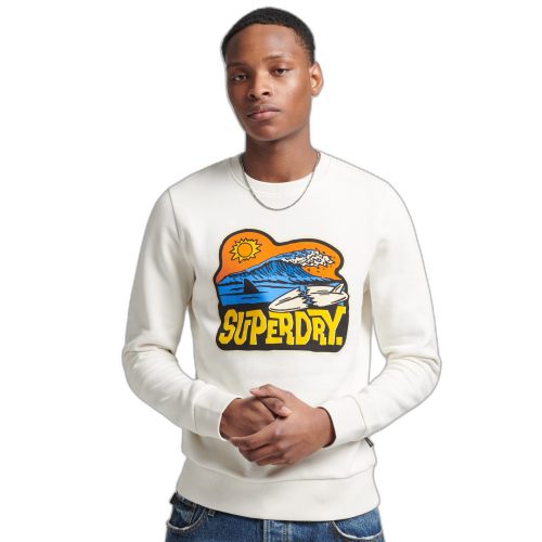 Sweatshirt choker Superdry Vintage Travel Sticker