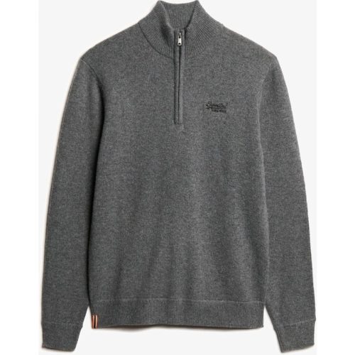 Superdry Turtle zip antraciet