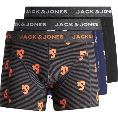 Jack & Jones Jacstrip logo trunks 3 pack junior