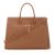 Isabel Bernard Aktetas – Honoré Nadine camel calfskin leather handbag with in bruin