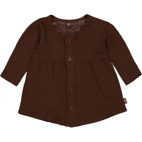 Levv Newborn baby meisjes jurk cailin choco